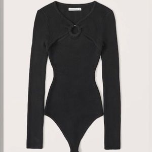 Abercrombie & Fitch O-Ring Bodysuit Sweater